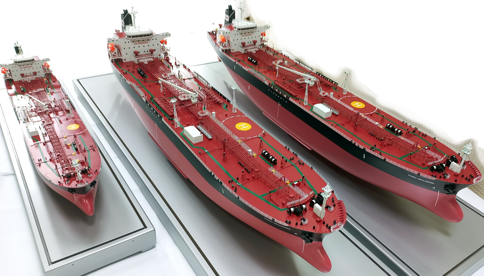 Hansa Sealancer Tanker Miniserie aus 3 Modellen verschiedener Größe